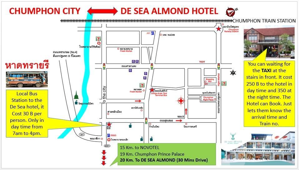 Hotel De Sea Almond Chumphon Exteriér fotografie